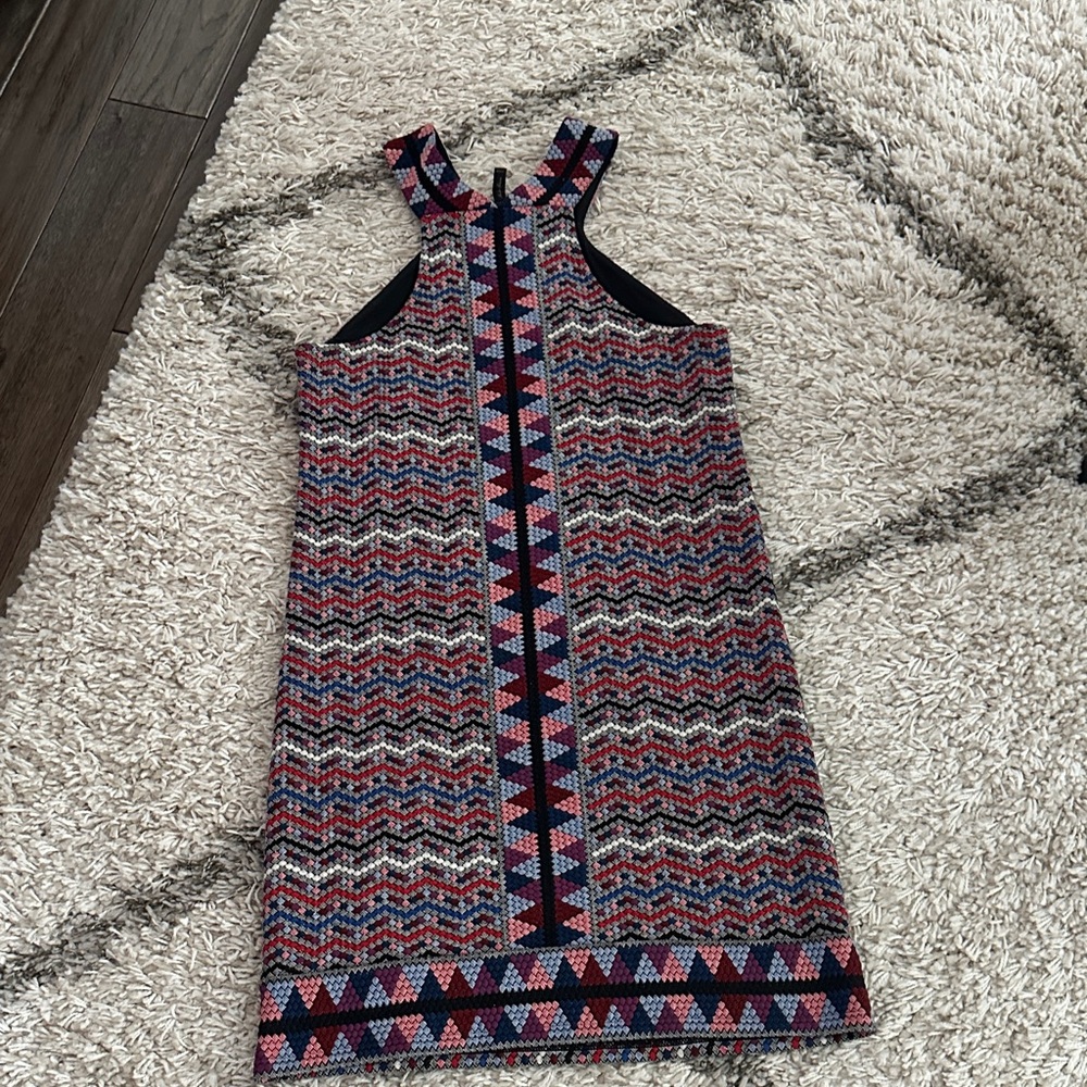 BCBGMaxAzria Multicolor Geometric Mini Dress